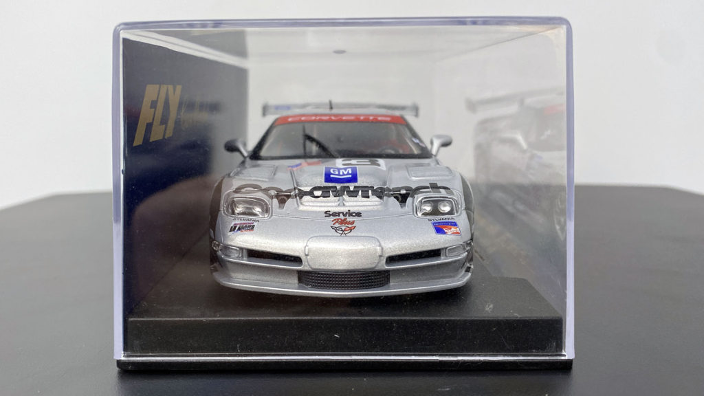 Miniature Fly A121 Corvette C5R #3 ALMS Laguna Seca 1999 - Fellows/Kneifel (Scalextric/SCX)