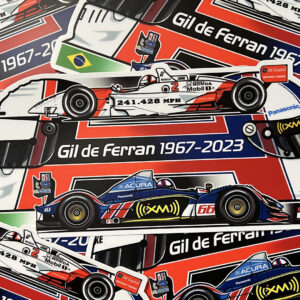 Gil de Ferran Large Tribute Sticker