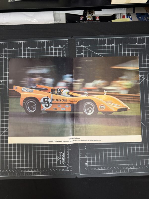 1970 McLaren M8D Can-Am Poster