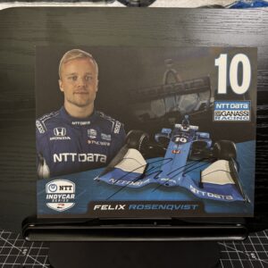 Felix Rosenqvist Signed 2019 Chip Ganassi Racing Hero Cards