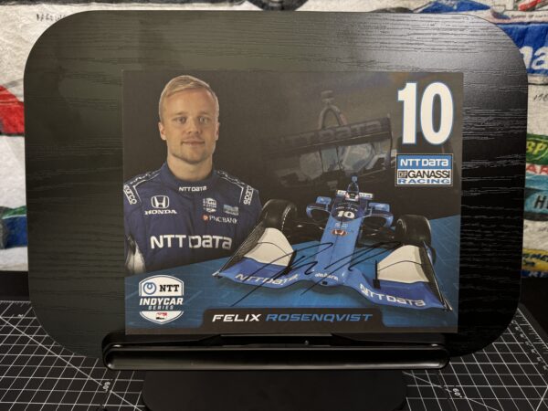 Felix Rosenqvist Signed 2019 Chip Ganassi Racing Hero Cards