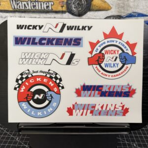 Custom Robert Wickens- Mark Wilkens IMSA Sticker Sheets