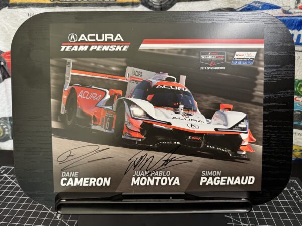 Acura Team Penske Signed 2020 Juan Montoya - Dane Cameron Hero Cards