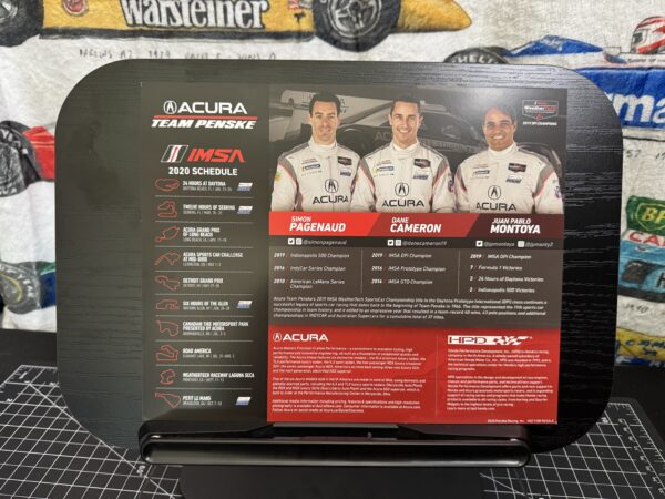 Acura Team Penske Signed 2020 Juan Montoya - Dane Cameron Hero Cards - Image 2