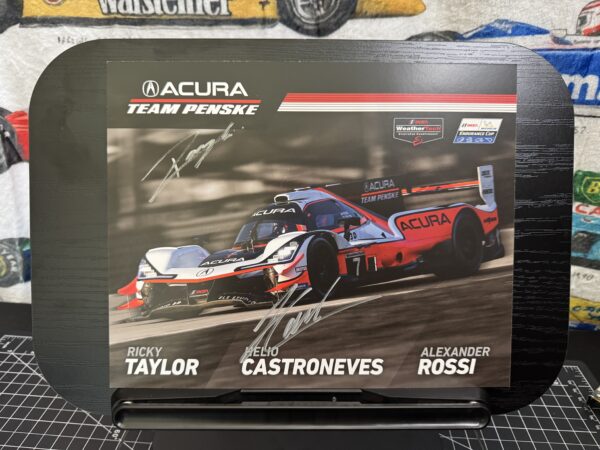 Acura Team Penske Signed 2020 Helio Castroneves - Ricky Taylor Hero Cards