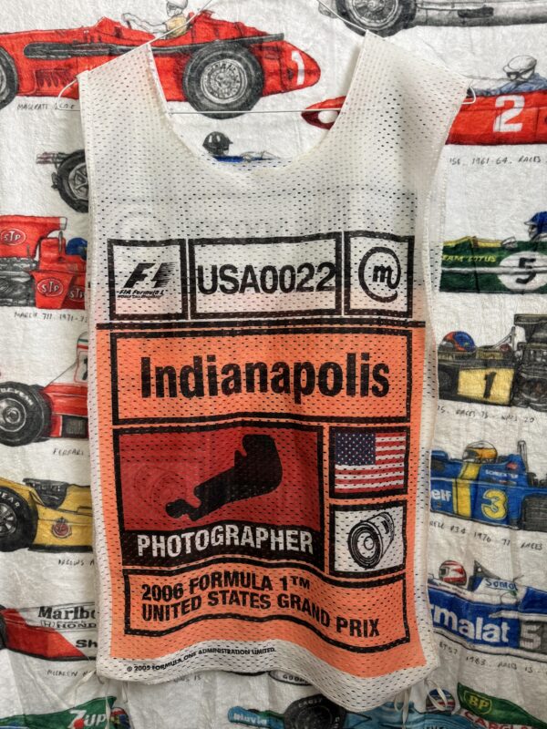 2006 Formula 1 Unites States Grand Prix Photo Vest