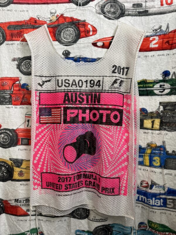 2017 Formula 1 United States Grand Prix Photo Vest COTA
