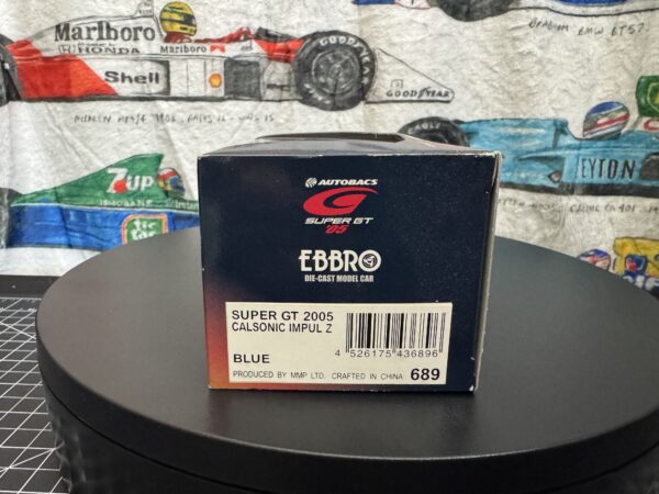 2005 Nissan Skyline GT-R Calsonic Impul Z Super GT No. 12 1:43 Ebbro Model - Image 3