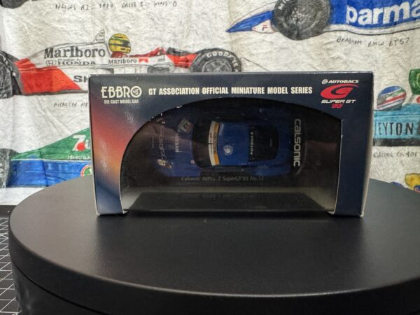 2005 Nissan Skyline GT-R Calsonic Impul Z Super GT No. 12 1:43 Ebbro Model - Image 2