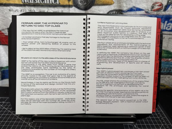2023 Ferrari 499P Le Mans Hypercar Press Kit - Image 6