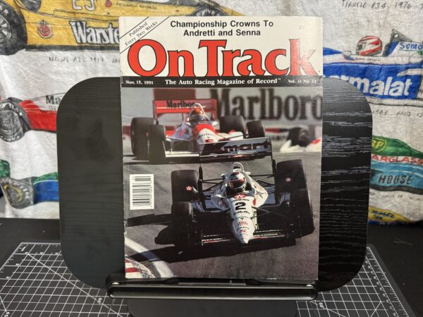 1991 On Track Magazine Nov. 15 Michael Andretti Cover