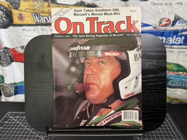 1991 On Track Magazine Oct. 4 Harry Gant Cover