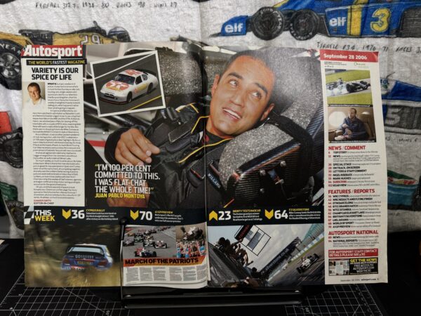 2006 Autosport Magazine Sept. 26 Alonso Schumacher Cover - Image 2