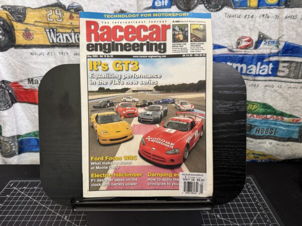 2006 Racecar Engineering Magazine May FIA GT3 Cover