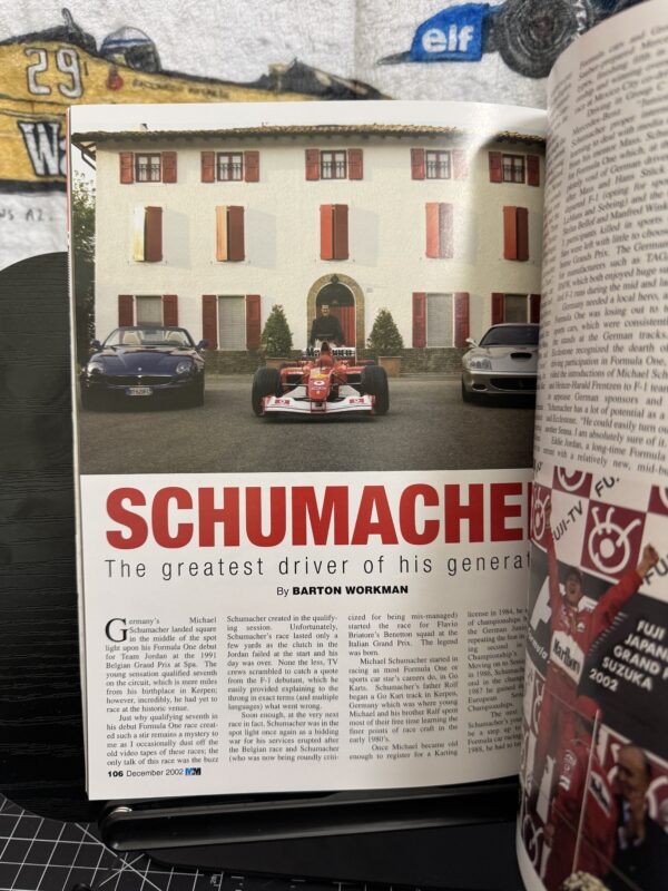 2002 Makes and Models Magazine Schumacher Cover - Image 2