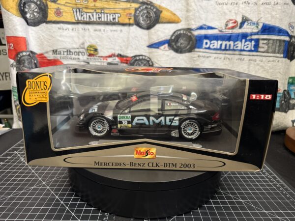 2003 Jean Alesi Mercedes-Benz CLK DTM 1:18 Model Maisto - Image 2