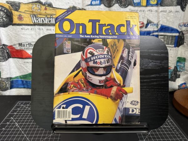 1987 On Track Magazine Oct. 26 Nigel Mansell Cover