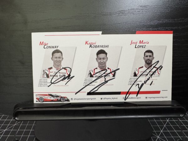 2020 Toyota Gazoo Racing Signed Le Mans LMP1 Hero Cards