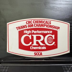 1981 Trans-Am CRC Chemicals Championship Sticker