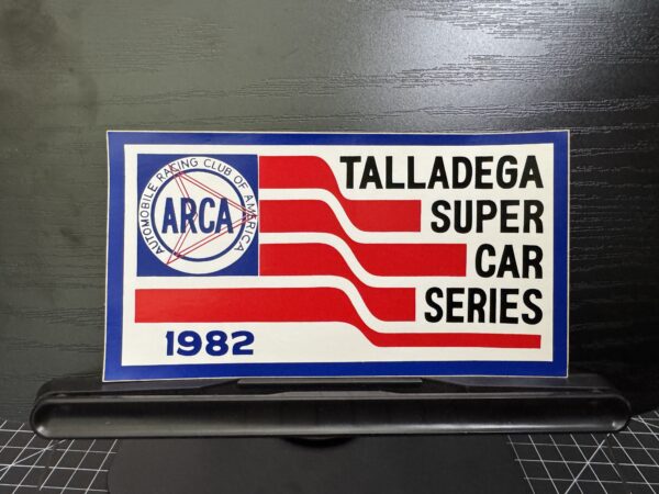 1982 ARCA Talladega Super Car Series Sticker