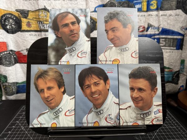 2001 Audi Le Mans Hero Cards Alboreto Biela Capello McNish Pirro