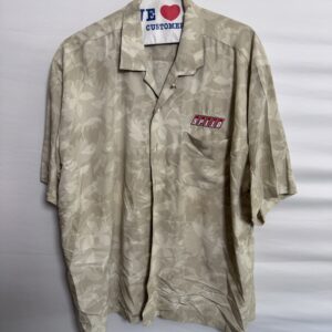 Vintage SPEED Channel Shirt Beige Print